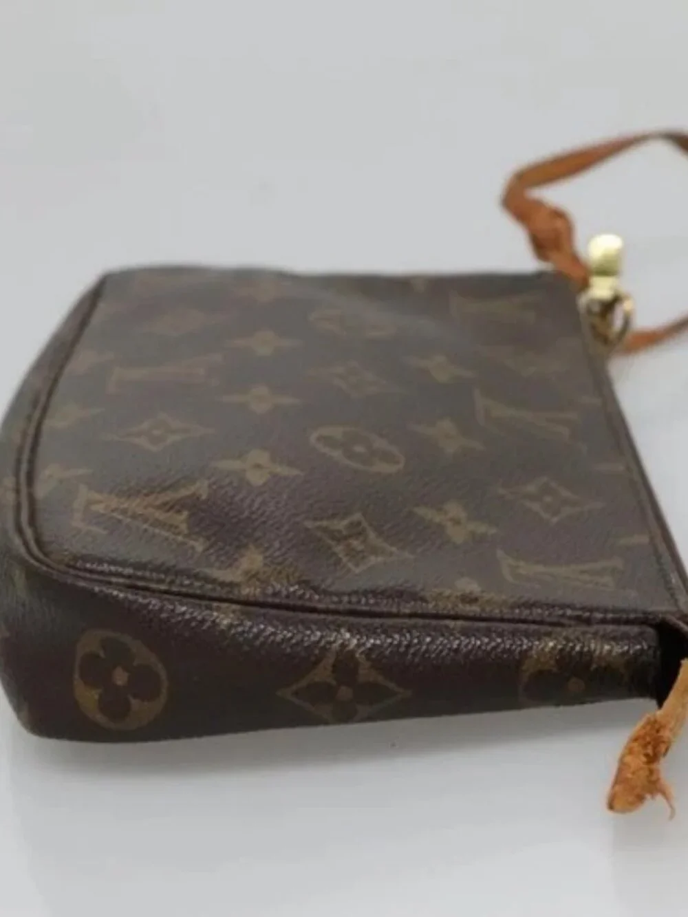 LOUIS VUITTON Monogram Pochette Accessoires Pouch M51980 LV Auth bs27577